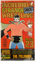 105 Fillmore, Incredibly Strange Wrestling - 2001 Chuck Sperry Print