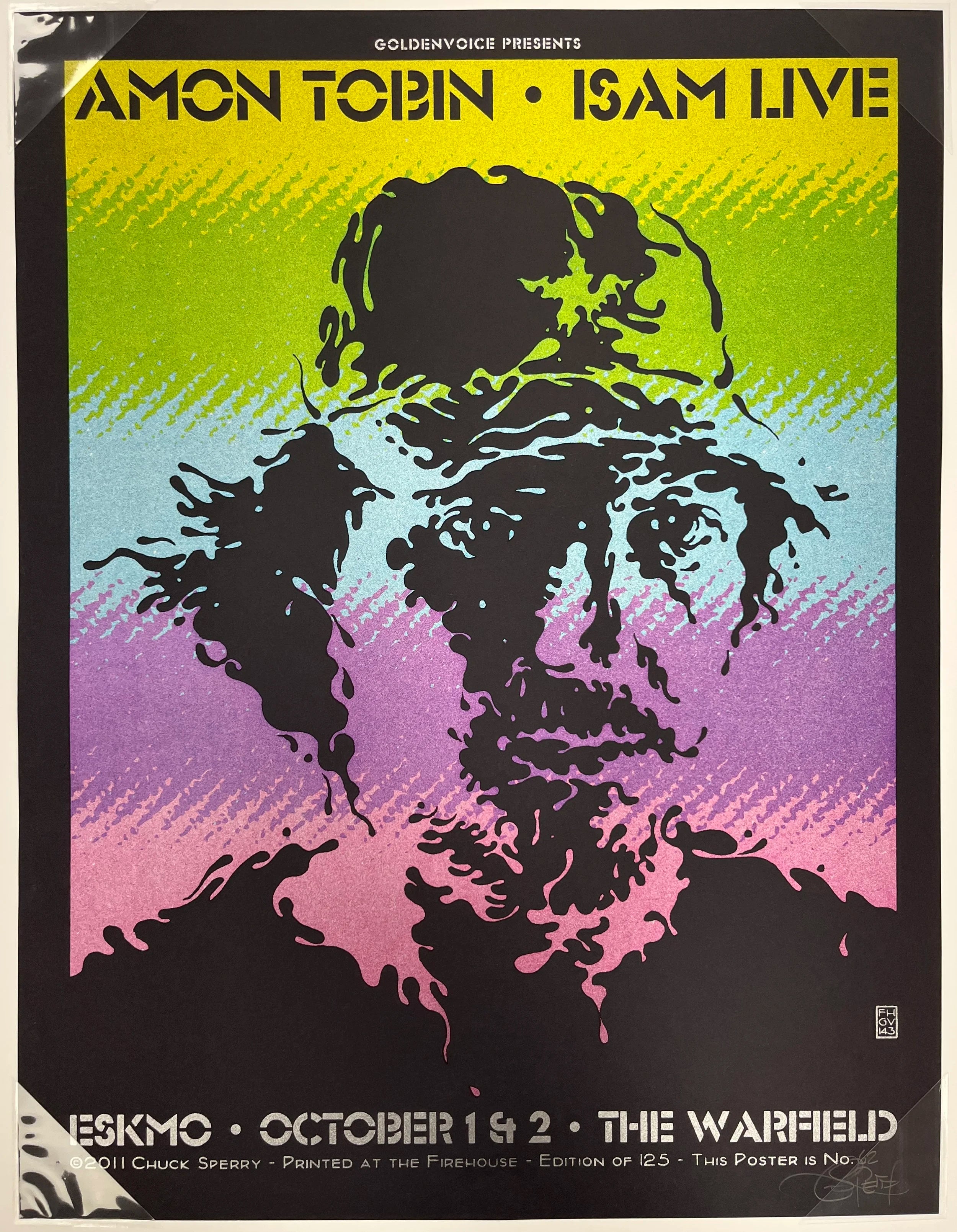 110 Amon Tobin, The Warfield - 2011 Chuck Sperry Print