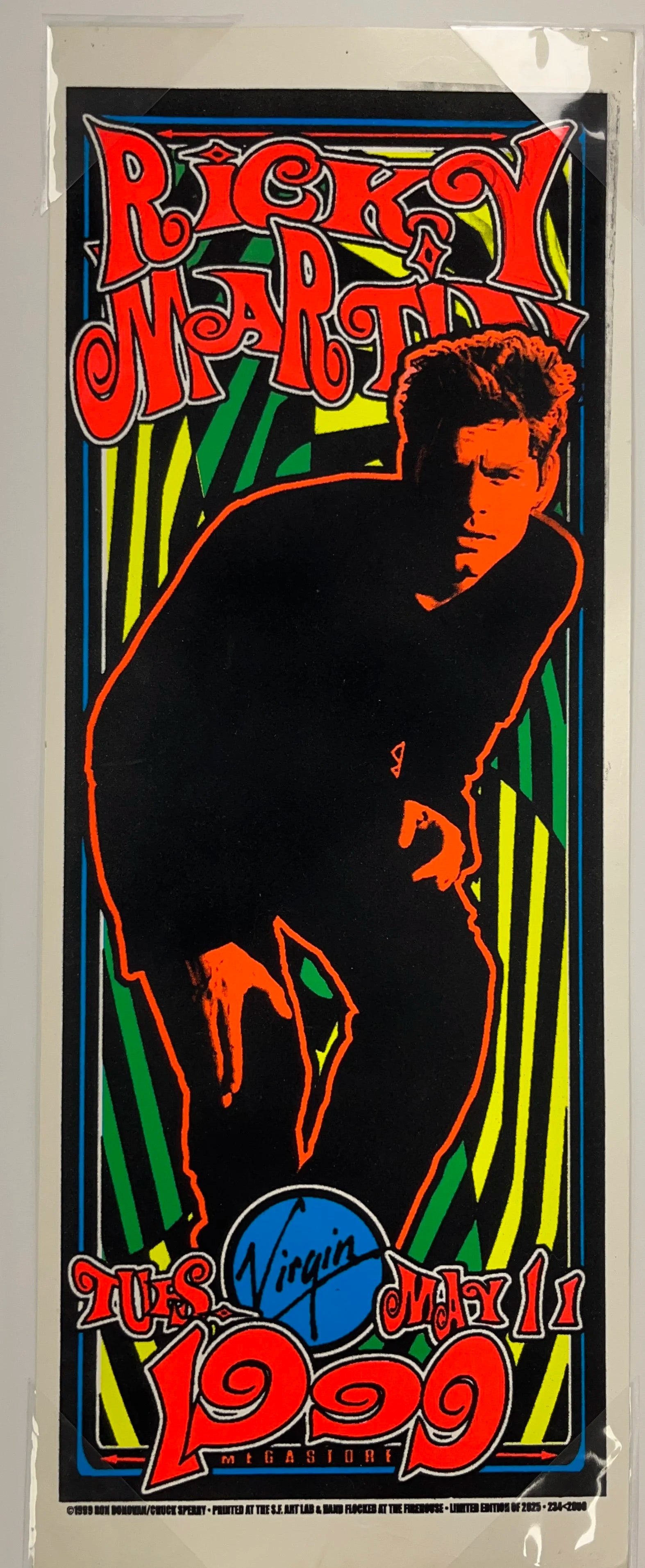 117 "Ricky Martin, Virgin Records" - 1999 Chuck Sperry & Ron Donovan Print