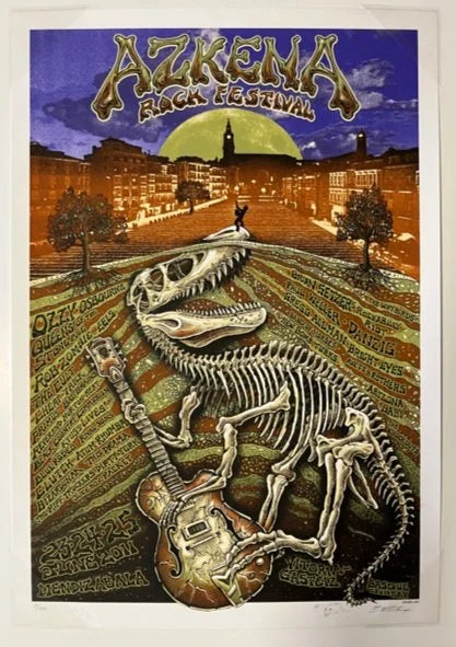 127 EMEK "AZKENA Rock Fest" Print**