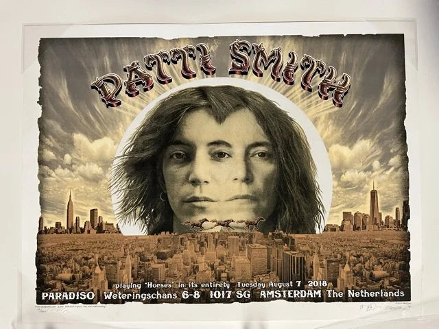 129 EMEK "Patti Smith, Amsterdam, Netherlands" Print**