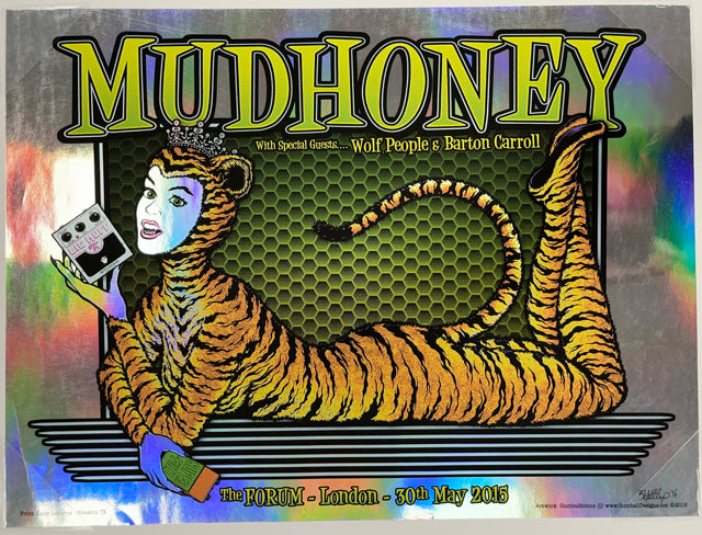 178 Mud Honey - The Forum London GumBall Foil Print