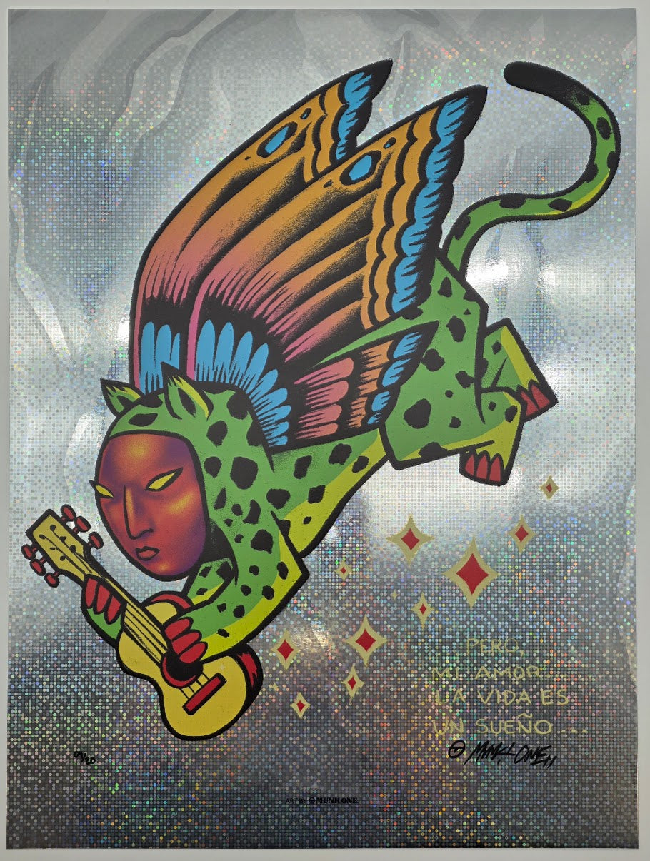 MUNK ONE "La Vida Es Un Sueño" Green Variant Print