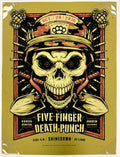 202 5 Finger Death Punch - Honda Center Anaheim 2016 Half Hazard Press Print