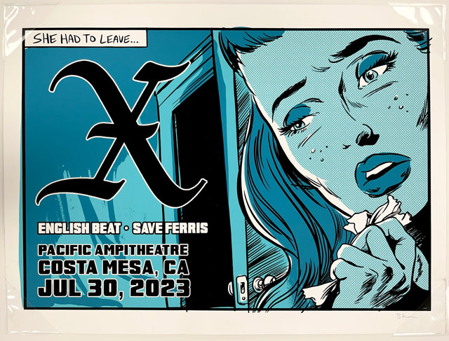 208 English B and Save Ferris  - The Band X - OC Fair 2018 Print