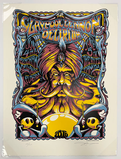 224 The Claypool Lennon Delirium - AJ Masthay Letter Press Print