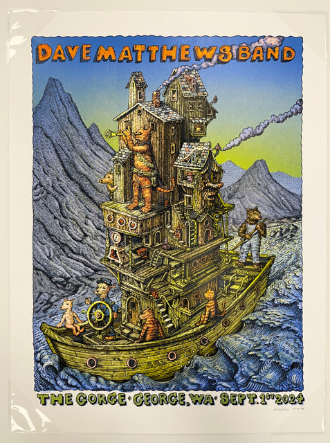 229 Dave Matthews Band, the Gorge 2024 Print