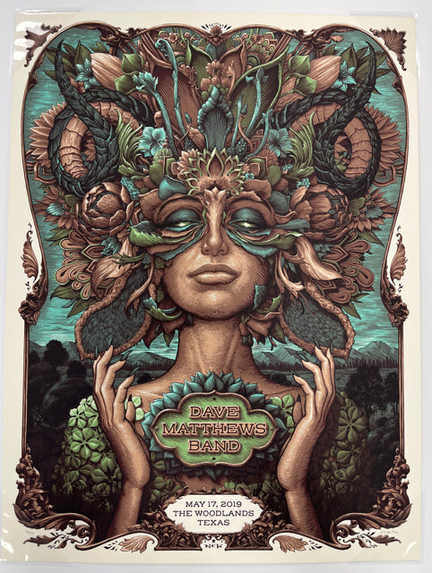 27 - Dave Matthews Band - Woodlands, TX - 2017 NC Winters Print