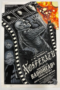 EMEK Nosferatu pearl artist edition glow print, signed, doodled and embossed, edition of 50