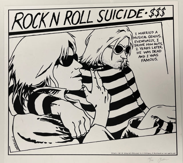 334 "Rock and Roll Suicide" - Jermaine Rogers Print