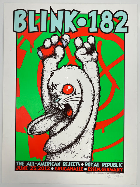 339 "Blink 182, The All American Rejects" Essen, Germany - Jermaine Rogers 2012 Print