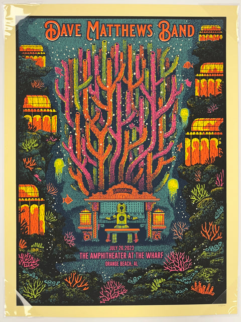 37 - Dave Matthews Band - The Warf Orange Beach, AL - 2023 Methane Studios Print