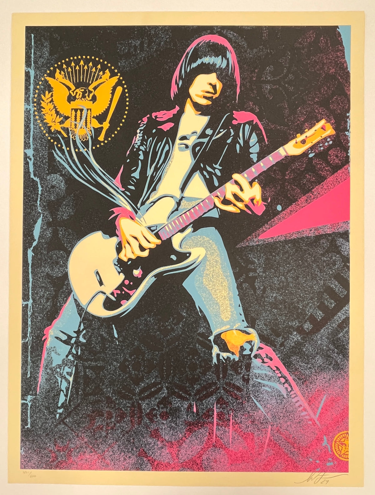 497 "Joey Ramone" - Shepard Fairey / Obey 2024 Print