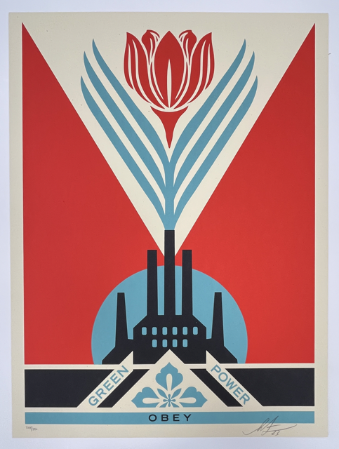 506 "Green Power Obey" - Shepard Fairey / Obey 2023 Print