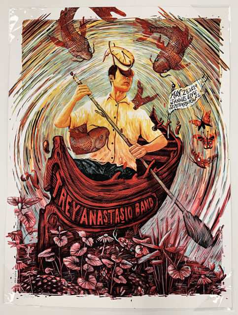 56 Trey Anastasio - Jannus Live, St. Petersburg, FL - 2019 Zeb Love Print