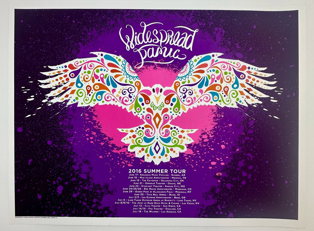 J57 "Widespread Panic Summer Tour" Chris Bilheimer Print
