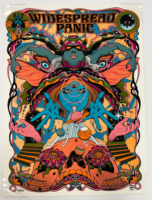 79 Widespread Panic Oxbow Riverstage, Napa, CA - 2022 Pedro Correa Print