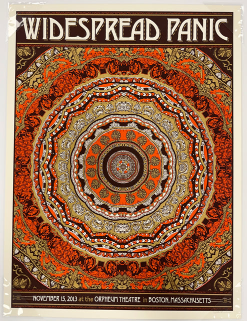 82 Widespread Panic Orpheum, Boston, MA - 2013 Nate Duval Print