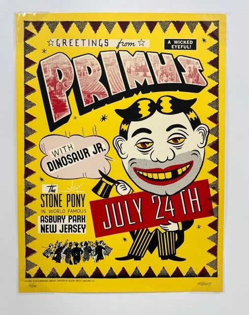 8 Primus Dinosaur Jr. Asbury Park, NJ Morning Breath Print