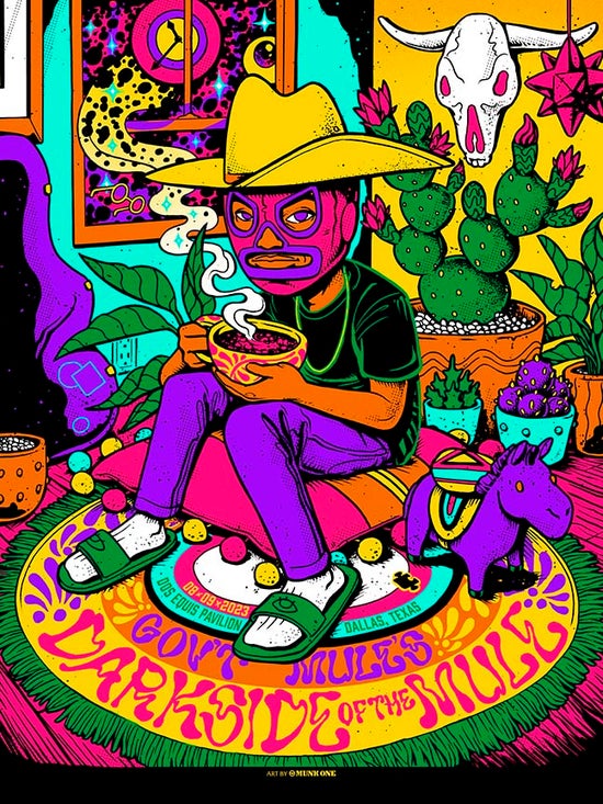 MUNK ONE "Gov't Mule Dallas Regular AP" Print