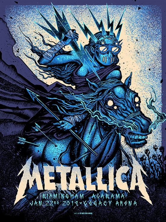 MUNK ONE "Metallica Birmingham 2019" Print