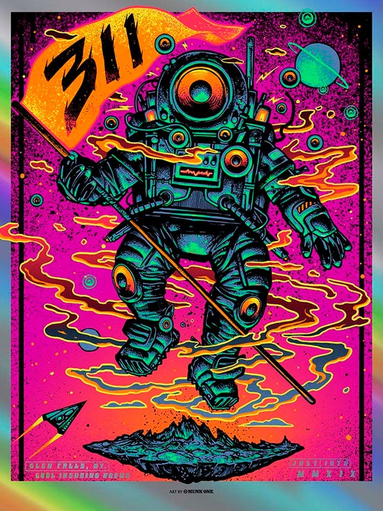 MUNK ONE "311 Glen Falls New York Rainbow Foil 2019" Print