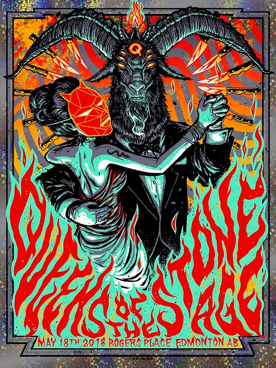 MUNK ONE "Queens of the Stone Age Edmonton 2018" Print