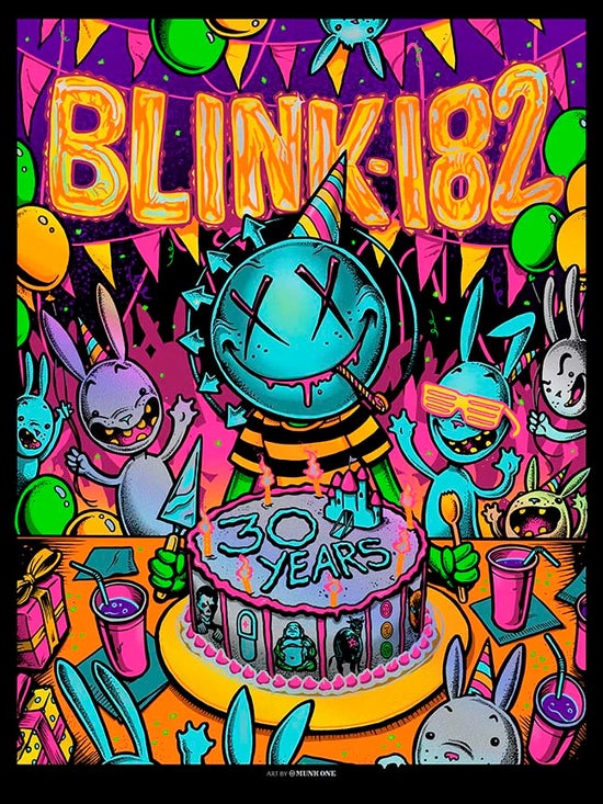 MUNK ONE "Blink-182 30 Years Anniversary Foil - 2025" Print