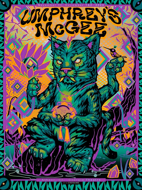 MUNK ONE "Umphrey's McGee Athens GA Purple Variant AP" Print