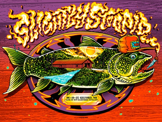 MUNK ONE "Slightly Stoopid Gilford Purple Variant AP" Print