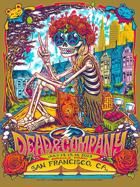 MUNK ONE "Dead & Co San Francisco AP" Print