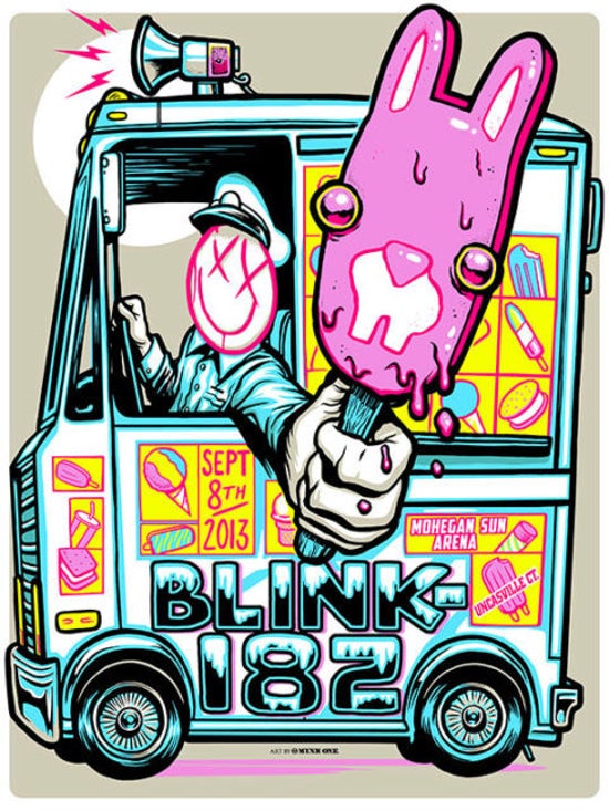 MUNK ONE "Blink-182 Mohegan Sun AP" Print