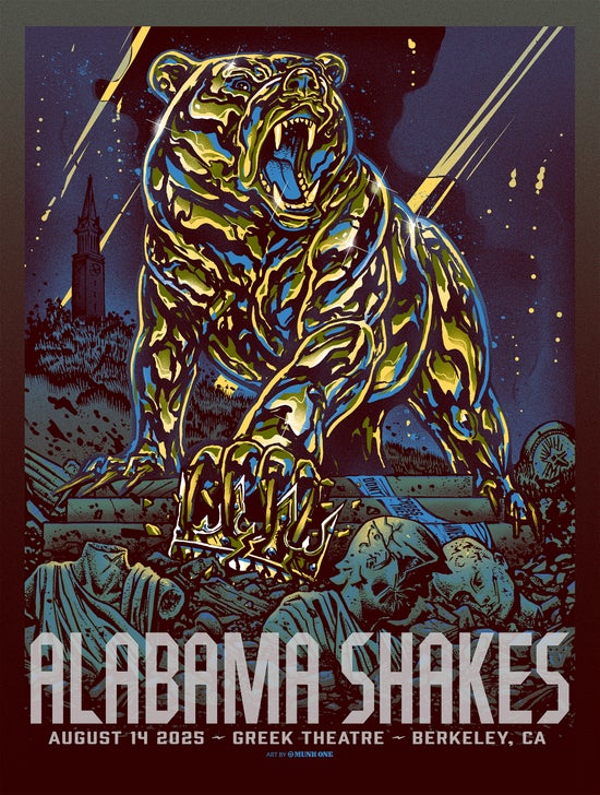 MUNK ONE "Alabama Shakes Blue Variant AP - 2025" Print