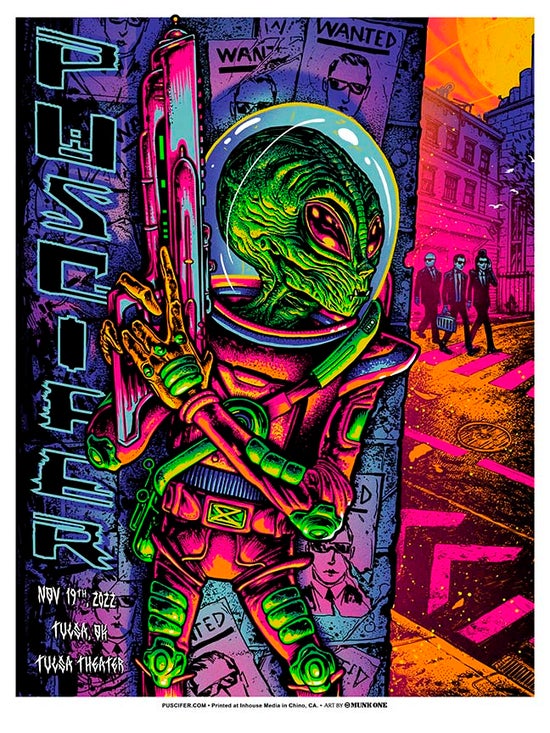 MUNK ONE "Puscifer Tulsa OK AP" Print