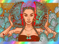 MUNK ONE "Pixies Brooklyn Rainbow Foil" Print