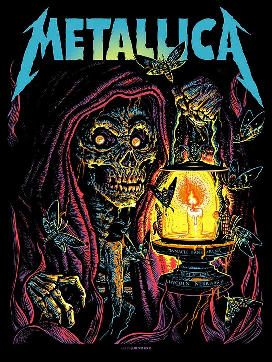 MUNK ONE "Metallica Nebraska 2018" Print