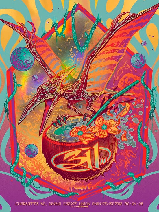 MUNK ONE "311 Charlotte Blue Variant Rainbow Foil AP" Print