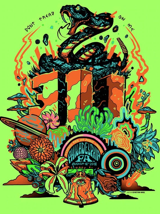MUNK ONE "311 Philadelphia Moon Rock" Print