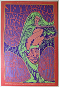 Jefferson Airplane, Jimmy Reed, John Lee Hooker, The Fillmore, Winterland by Wes Wilson - March 10-12, 1967 - Vintage Postcard