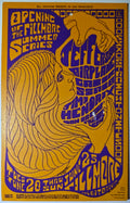 Jimi Hendrix, Jefferson Airplane, The Fillmore by Clifford Charles Seeley - June 20-25, 1967 - Vintage Handbill