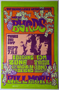 The Byrds, The Loading Zone, The LDM Spiritual Band, The Fillmore by Jim Blashfield - September 7-9, 1967 - Vintage Postcard