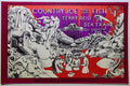 Country Joe & The Fish, Terry Reid, Seatrain, The Fillmore West by Lee Conklin - December 12-15, 1968 - Vintage Postcard
