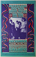 Jefferson Airplane, Junior Wells & His Chicago Blues Band, Tim Rose, The Fillmore by Wes Wilson - December 16-18, 1966 - Vintage Handbill