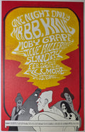 B.B. King, Moby Grape, Steve Miller Band, The Fillmore by John H. Myers - February 26, 1967 - Vintage Postcard