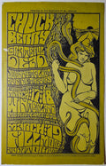 Chuck Berry, The Grateful Dead, The Fillmore by Wes Wilson - March 19, 1967 - Vintage Postcard - 1st
