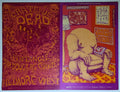 The Grateful Dead, Spirit, Ten Years After, The Sir Douglas Quintet, The Fillmore West by Lee Conklin, Herb Greene - February 27-28, March 6-9, 1969 - Vintage Handbill/Postcard