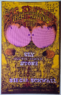 Big Brother & The Holding Co, Richie Havens, Sly & The Family Stone, Jeff Beck, The Fillmore West by Lee Conklin - July 19-21, 1968 - Vintage Postcard