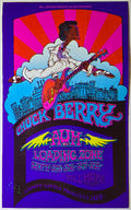 Chuck Berry, Aum, Loading Zone, The Fillmore by Greg Irons - September 25-28, 1969 - Vintage Handbill