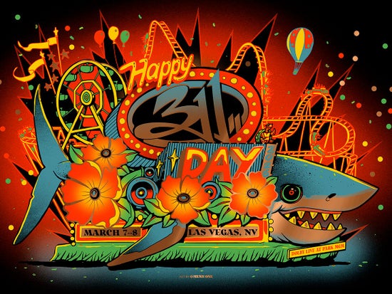 MUNK ONE "311 Day Shark Copper Foil" Print