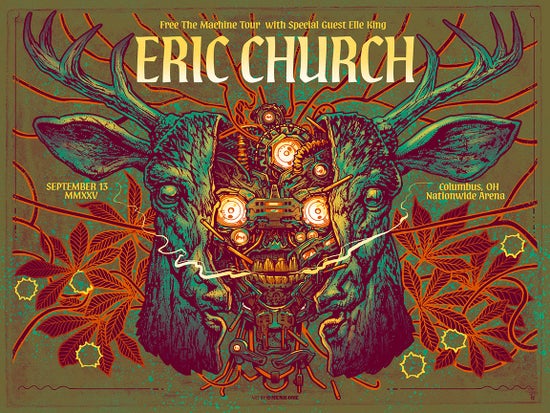 MUNK ONE "Eric Church Columbus Variant AP" Print